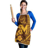 Hawaii Mililani High School Apron Tribal Tattoo With Hibiscus Flowers LT05 - Polynesian Pride