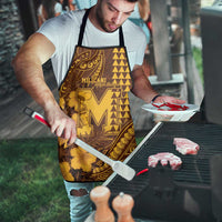 Hawaii Mililani High School Apron Tribal Tattoo With Hibiscus Flowers LT05 - Polynesian Pride