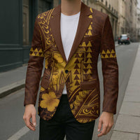 Personalised Hawaii Mililani High School Blazer Tribal Tattoo With Hibiscus Flowers LT05 - Polynesian Pride
