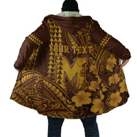 Personalised Hawaii Mililani High School Cloak Tribal Tattoo With Hibiscus Flowers LT05 - Polynesian Pride
