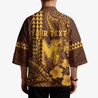Personalised Hawaii Mililani High School Kimono Tribal Tattoo With Hibiscus Flowers LT05 - Polynesian Pride