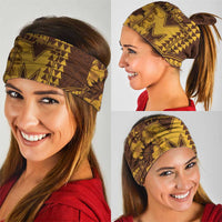 Hawaii Mililani High School Neck Gaiter Tribal Tattoo With Hibiscus Flowers LT05 - Polynesian Pride