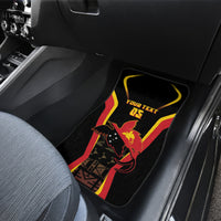 Custom Papua New Guinea Cricket Car Mats 2024 World Cup LT05 - Polynesian Pride