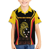 Custom Papua New Guinea Cricket Hawaiian Shirt 2024 World Cup LT05 - Polynesian Pride