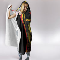 Papua New Guinea Cricket Hooded Blanket 2024 World Cup LT05 - Polynesian Pride