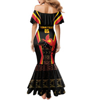 Custom Papua New Guinea Cricket Mermaid Dress 2024 World Cup LT05 - Polynesian Pride