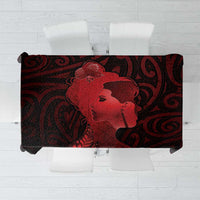 Aotearoa Mana Wahine Tablecloth The Spiritual Power Of Women LT05 Red - Polynesian Pride