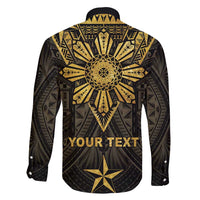 Personalised Philippines Independence Day Family Matching Mermaid Dress and Hawaiian Shirt Filipinos Sun Star Tribal