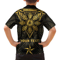 Personalised Philippines Independence Day Family Matching Puletasi and Hawaiian Shirt Filipinos Sun Star Tribal