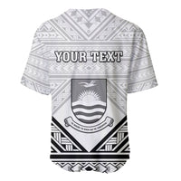 Personalised Kiribati Gospel Day Baseball Jersey Coat Of Arms Polynesian Pattern