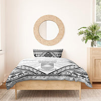 Kiribati Gospel Day Bedding Set Coat Of Arms Polynesian Pattern LT05 - Polynesian Pride