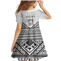 Personalised Kiribati Gospel Day Family Matching Mermaid Dress and Hawaiian Shirt Coat Of Arms Polynesian Pattern