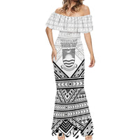 Personalised Kiribati Gospel Day Mermaid Dress Coat Of Arms Polynesian Pattern LT05 - Polynesian Pride