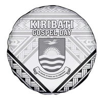 Kiribati Gospel Day Spare Tire Cover Coat Of Arms Polynesian Pattern LT05 - Polynesian Pride