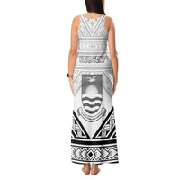 Personalised Kiribati Gospel Day Tank Maxi Dress Coat Of Arms Polynesian Pattern LT05 - Polynesian Pride
