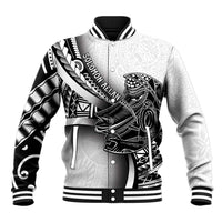 Solomon Islands Nguzunguzu Baseball Jacket Polynesian Tribal Pattern