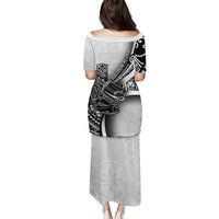 Solomon Islands Nguzunguzu Puletasi Polynesian Tribal Pattern