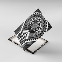Philippines Batok Tribal Inspired Tattoo Black Canvas Wall Art LT05 With Frame Black - Polynesian Pride