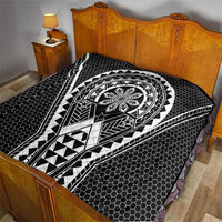 Philippines Batok Tribal Inspired Tattoo Black Quilt LT05 - Polynesian Pride