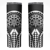 Philippines Batok Tribal Inspired Tattoo Black Skinny Tumbler LT05 Black - Polynesian Pride