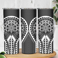 Philippines Batok Tribal Inspired Tattoo Black Skinny Tumbler LT05 - Polynesian Pride
