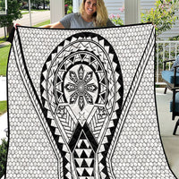 Philippines Batok Tribal Inspired Tattoo White Quilt LT05 White - Polynesian Pride