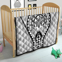 Philippines Batok Tribal Inspired Tattoo White Quilt LT05 - Polynesian Pride