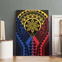 Philippines Batok Tribal Inspired Tattoo Canvas Wall Art LT05 - Polynesian Pride