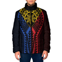 Philippines Batok Tribal Inspired Tattoo Padded Jacket LT05 Men Multicolor - Polynesian Pride