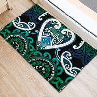 Aotearoa Ngati Ranginui Rubber Doormat Maori Tribal Pattern LT05 - Polynesian Pride
