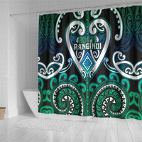 Aotearoa Ngati Ranginui Shower Curtain Maori Tribal Pattern LT05 - Polynesian Pride