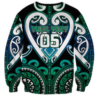 Custom Aotearoa Ngati Ranginui Sweatshirt Maori Tribal Pattern LT05 - Polynesian Pride