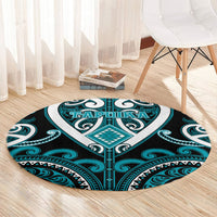 Aotearoa Tapuika Round Carpet Maori Tribal Pattern LT05 - Polynesian Pride