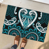 Aotearoa Tapuika Rubber Doormat Maori Tribal Pattern LT05 - Polynesian Pride