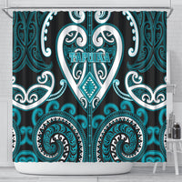 Aotearoa Tapuika Shower Curtain Maori Tribal Pattern LT05 - Polynesian Pride