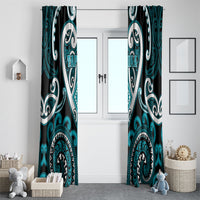 Aotearoa Tapuika Window Curtain Maori Tribal Pattern LT05 - Polynesian Pride