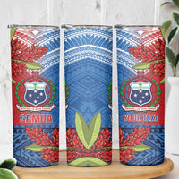 Personalised Samoa Skinny Tumbler Teuila Torch Ginger Mix Polynesian Tribal