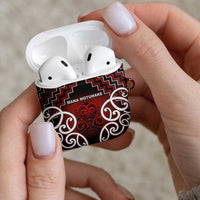 Aotearoa Mana Motuhake AirPods Case Poutama With Maori Pattern LT05 - Polynesian Pride