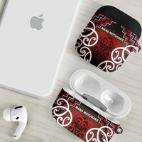 Aotearoa Mana Motuhake AirPods Case Poutama With Maori Pattern LT05 - Polynesian Pride