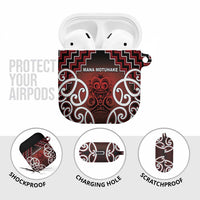 Aotearoa Mana Motuhake AirPods Case Poutama With Maori Pattern LT05 - Polynesian Pride