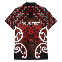 Personalised Aotearoa Mana Motuhake Family Matching Long Sleeve Bodycon Dress and Hawaiian Shirt Poutama With Maori Pattern - Polynesian Pride