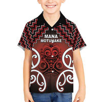 Personalised Aotearoa Mana Motuhake Hawaiian Shirt Poutama With Maori Pattern - Polynesian Pride