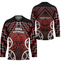 Personalised Aotearoa Mana Motuhake Hockey Jersey Poutama With Maori Pattern LT05 - Polynesian Pride