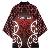 Personalised Aotearoa Mana Motuhake Kimono Poutama With Maori Pattern - Polynesian Pride
