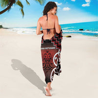 Aotearoa Mana Motuhake Sarong Poutama With Maori Pattern - Polynesian Pride