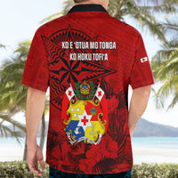 Tonga King Tupou I Day Hawaiian Shirt Tropical Flowers With Ngatu Pattern LT05 - Polynesian Pride