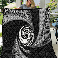 New Zealand Bungy Jumping Quilt Maori Pattern LT05 Black - Polynesian Pride