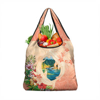 Hawaii Kauai Na Pali Coast Landscape Grocery Bag LT05 1-pack One Size Peach - Polynesian Pride
