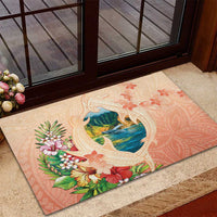 Hawaii Kauai Na Pali Coast Landscape Rubber Doormat LT05 - Polynesian Pride