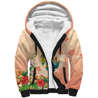 Hawaii Kauai Na Pali Coast Landscape Sherpa Hoodie LT05 Unisex Peach - Polynesian Pride